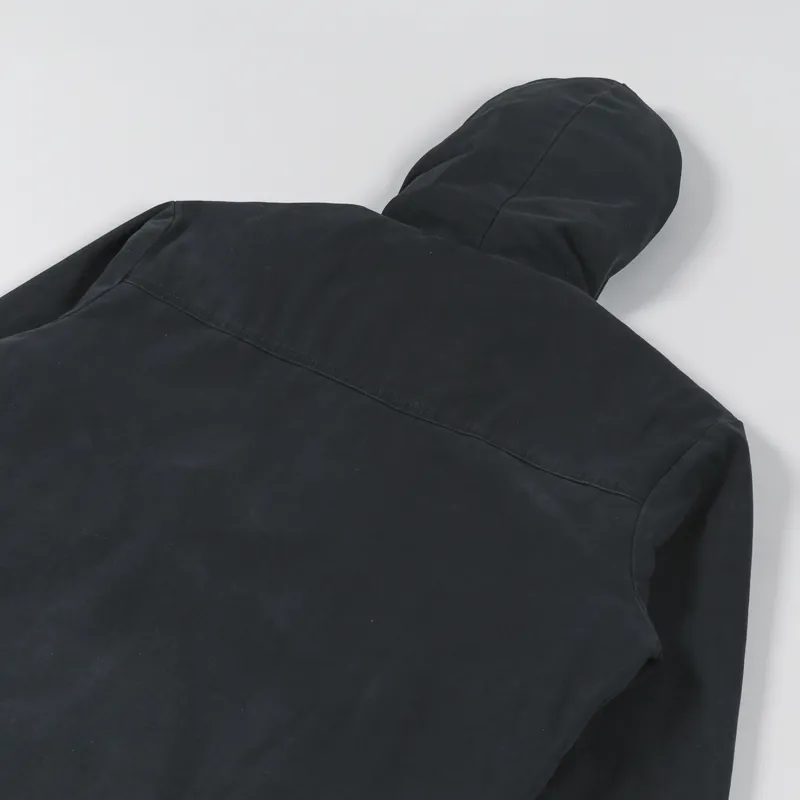 Dickies Hooded Duck Canvas Jacket Stone Washed Black-7