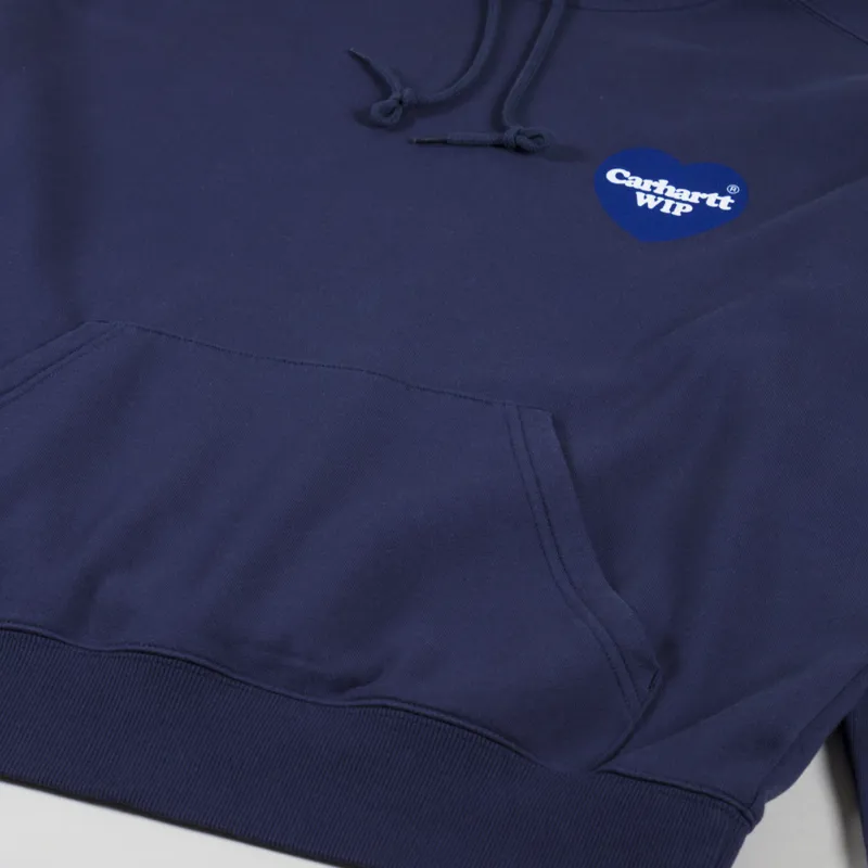 Carhartt WIP Hooded Heart Sweat Blue-4
