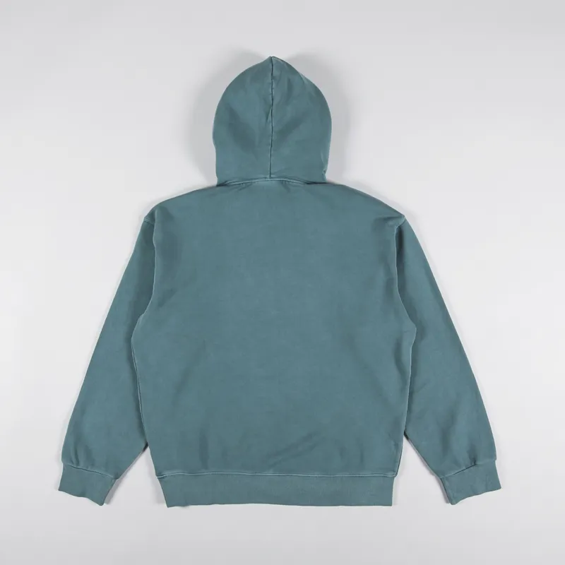 Carhartt WIP Hooded Nelson Sweatshirt Botanic Green Garment Dyed