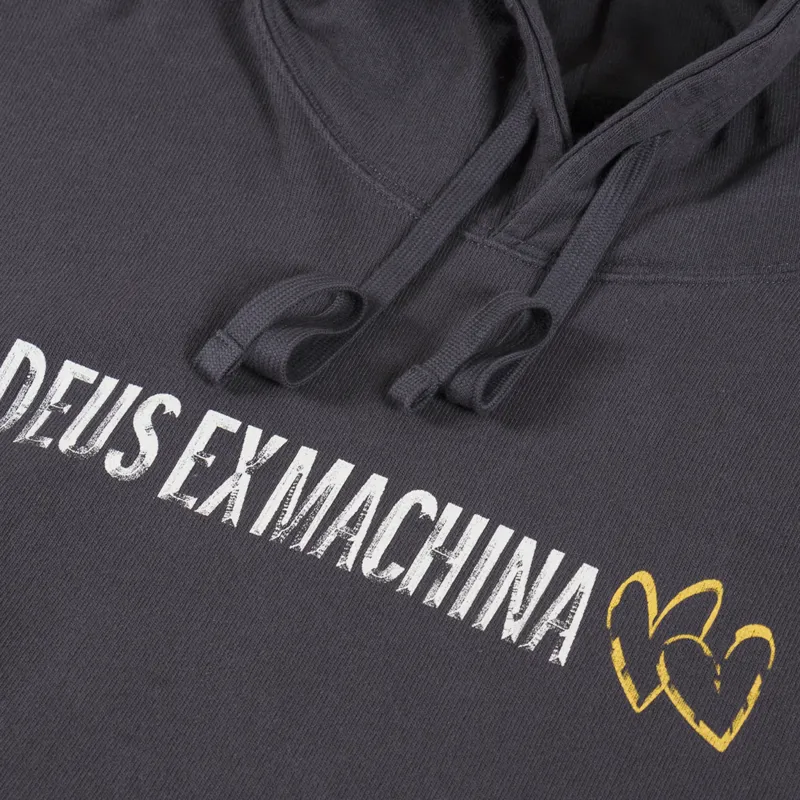 Deus Ex Machina Heads Roll Hoodie Anthracite-4