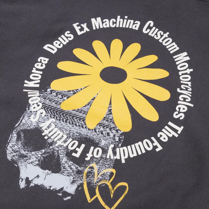 Deus Ex Machina Heads Roll Hoodie Anthracite-6