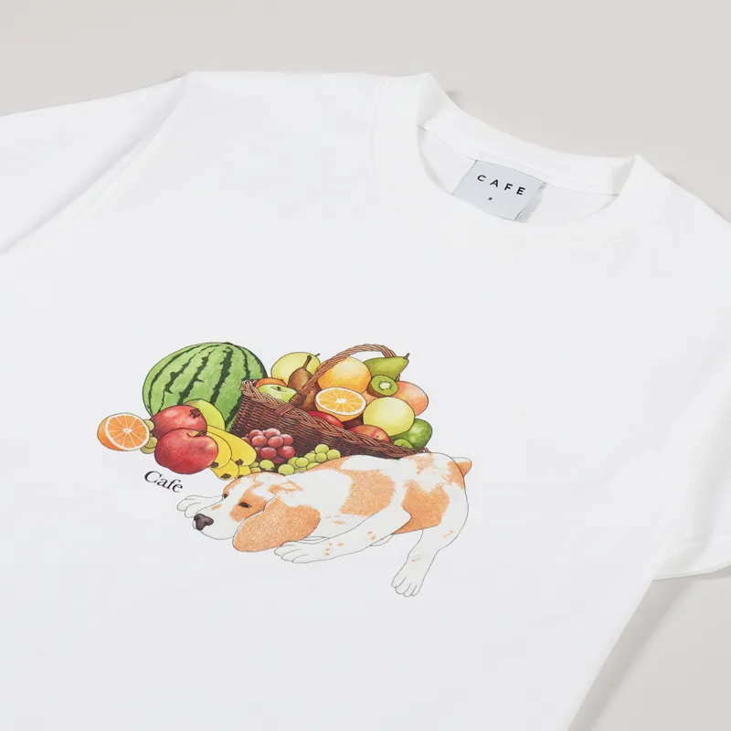 Skateboard Cafe Healthy T Shirt White-1