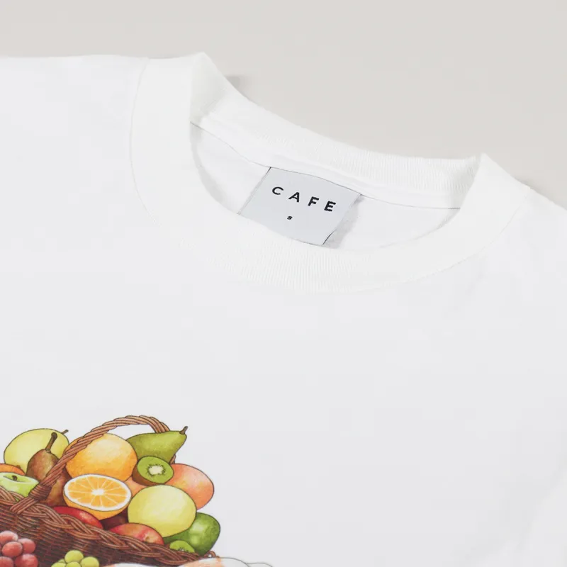 Skateboard Cafe Healthy T Shirt White-3