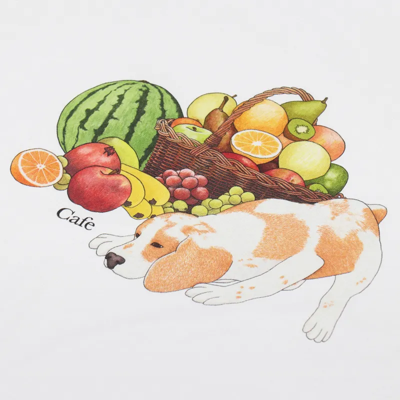 Skateboard Cafe Healthy T Shirt White-2