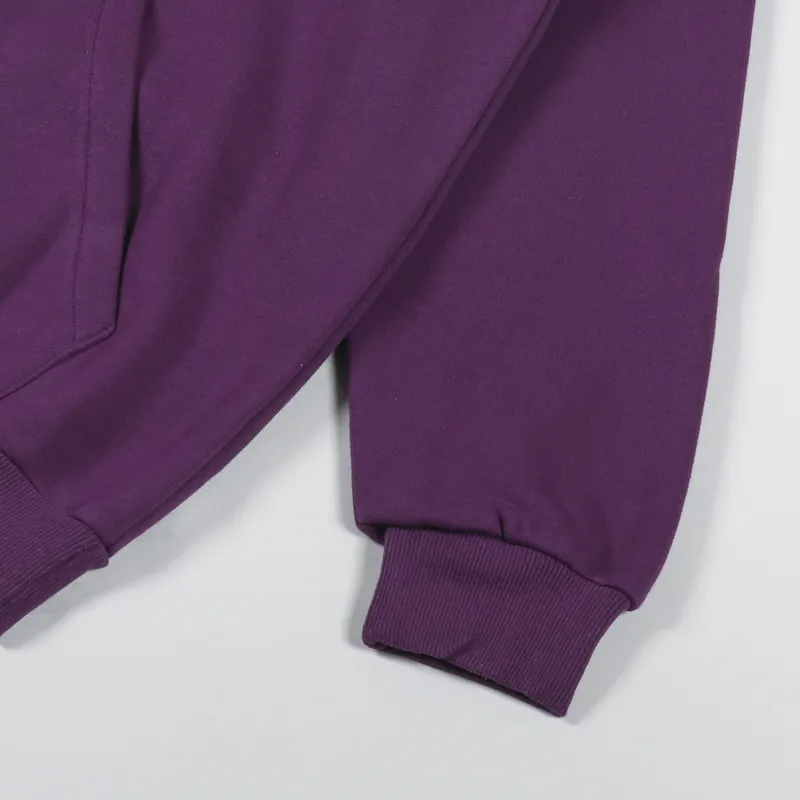 【BUTTER GOODS】 HEART LOGO PULLOVER HOOD : EGGPLANT Butter Goods Mens Heart Logo Pullover Hoodie Eggplant