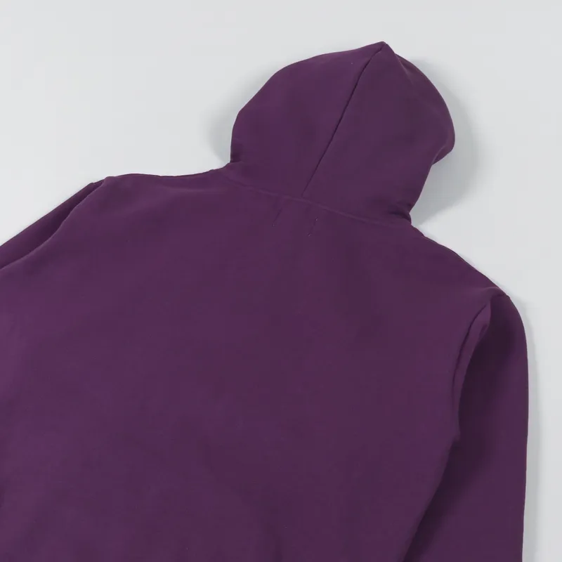 Butter Goods Mens Heart Logo Pullover Hoodie Eggplant