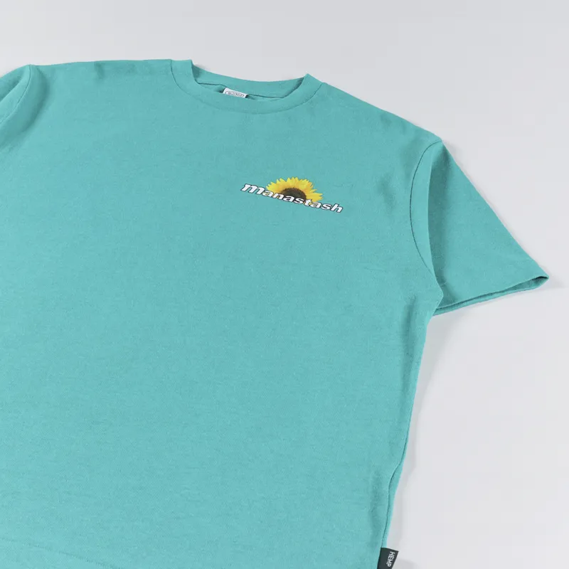 Manastash Hemp Sun T Shirt Emerald Green-3