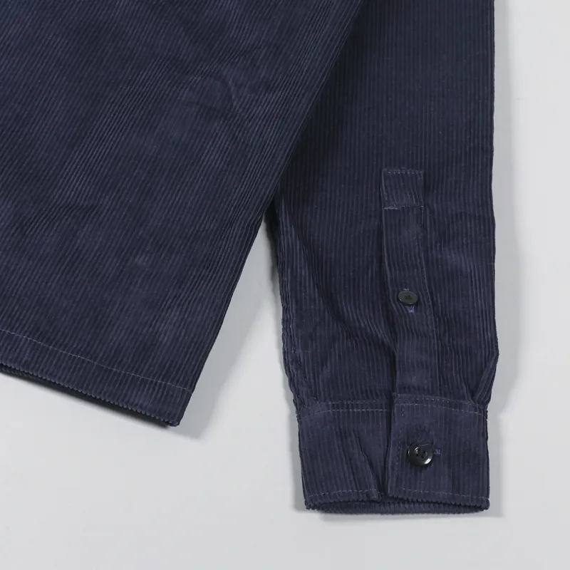 Dickies Higginson Long Sleeve Shirt Navy Blue-6