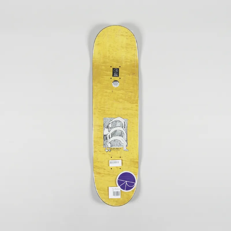 Polar Skate Hjalte Halberg Yoga Trippin Wheel Well Deck 8.5 Inch