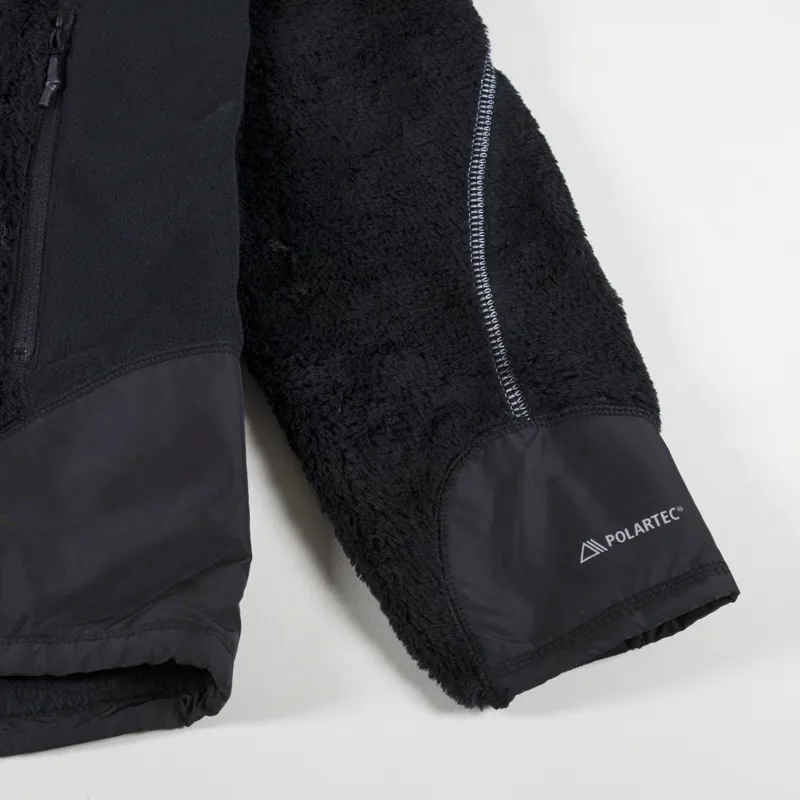 And Wander High Loft Fleece Jacket Black-7