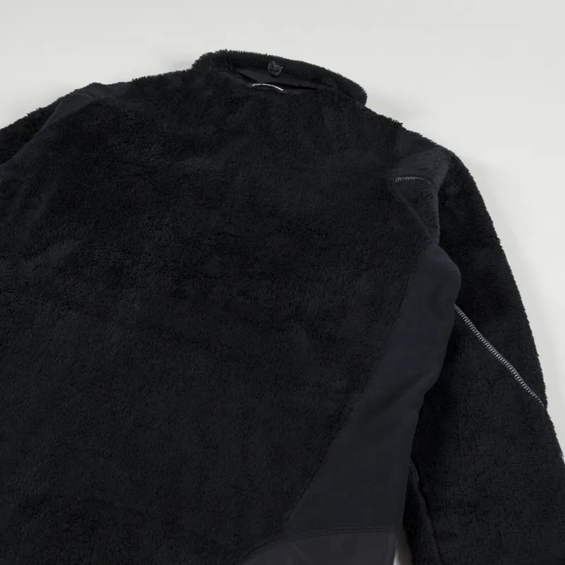 And Wander High Loft Fleece Jacket Black-5