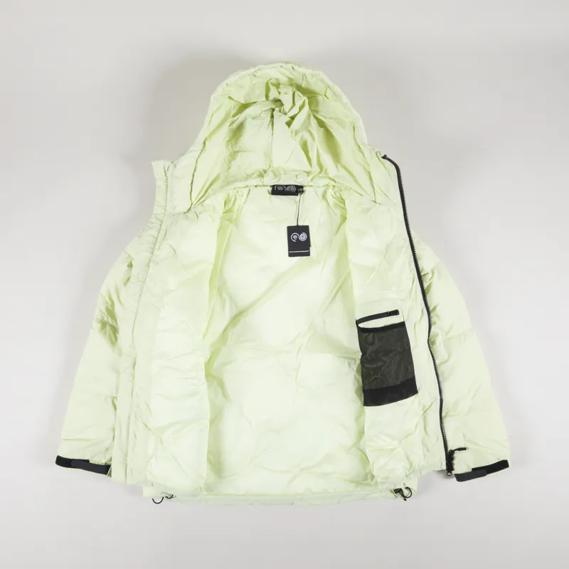 Purple Mountain Observatory High Neck Fjord Down Puffa Lime-1