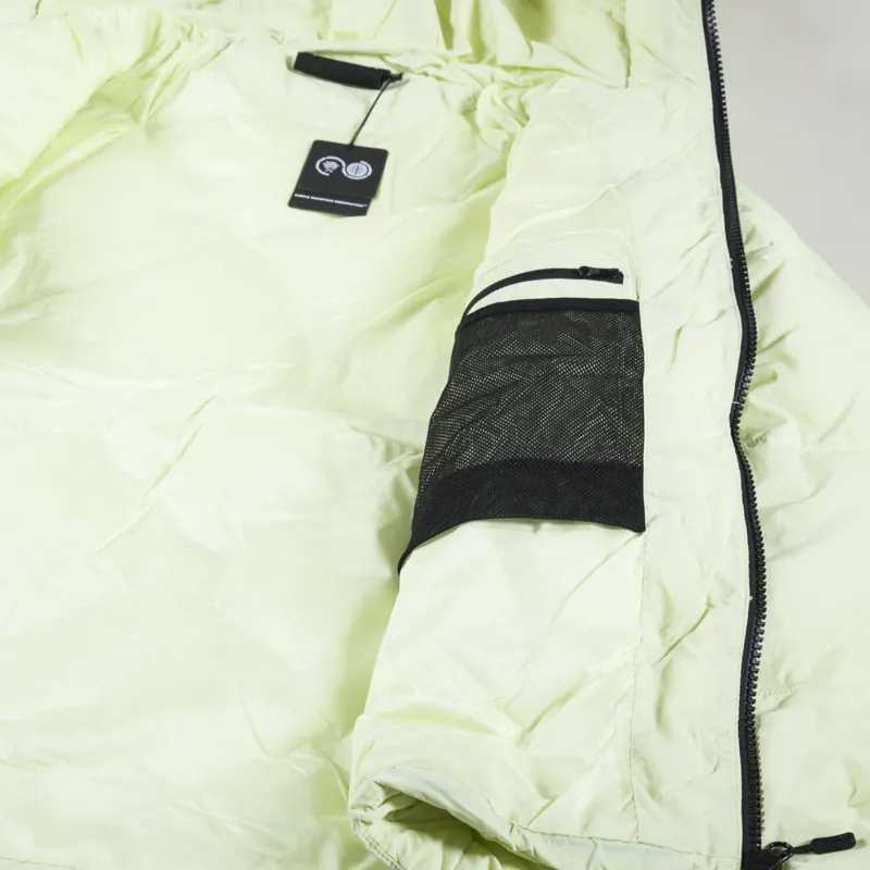 Purple Mountain Observatory High Neck Fjord Down Puffa Lime-5