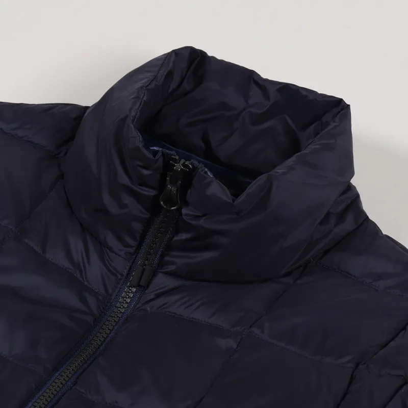 Taion High Neck Zip Down Jacket Navy-8