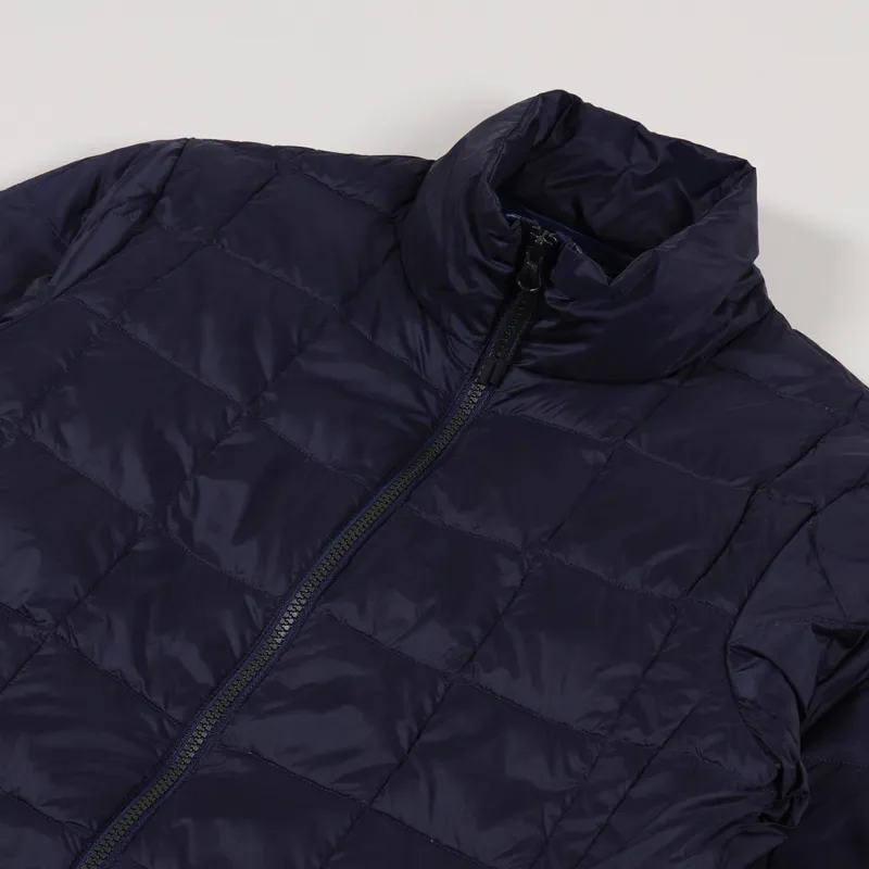Taion High Neck Zip Down Jacket Navy-4