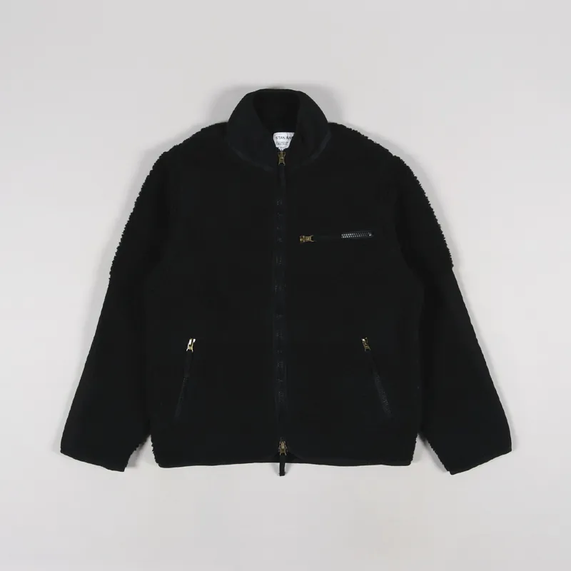 Stan Ray High Pile Fleece Black