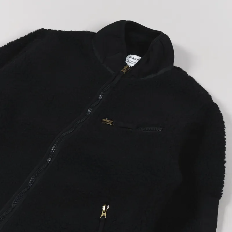 Stan Ray High Pile Fleece Black-3