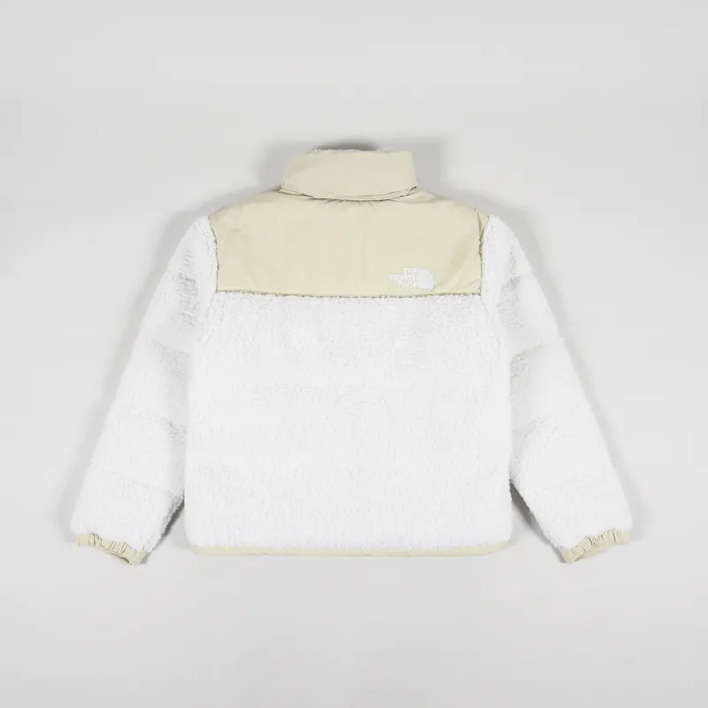 The North Face High Pile Nuptse Insulated Down Jacket Gardenia White Gravel-2
