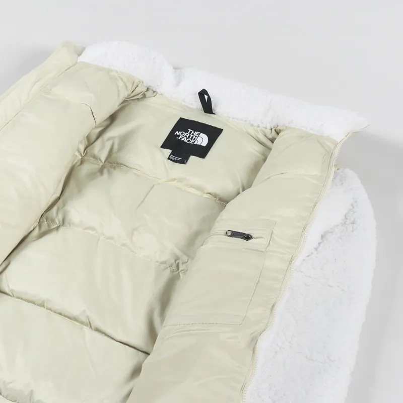 The North Face High Pile Nuptse Insulated Down Jacket Gardenia White Gravel-6