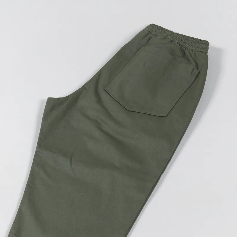 Universal Works Mens Hi Water Trousers Light Olive Twill Pants