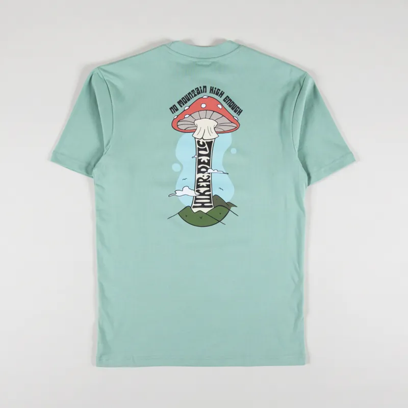 Hikerdelic Mountain High T Shirt Jade Green