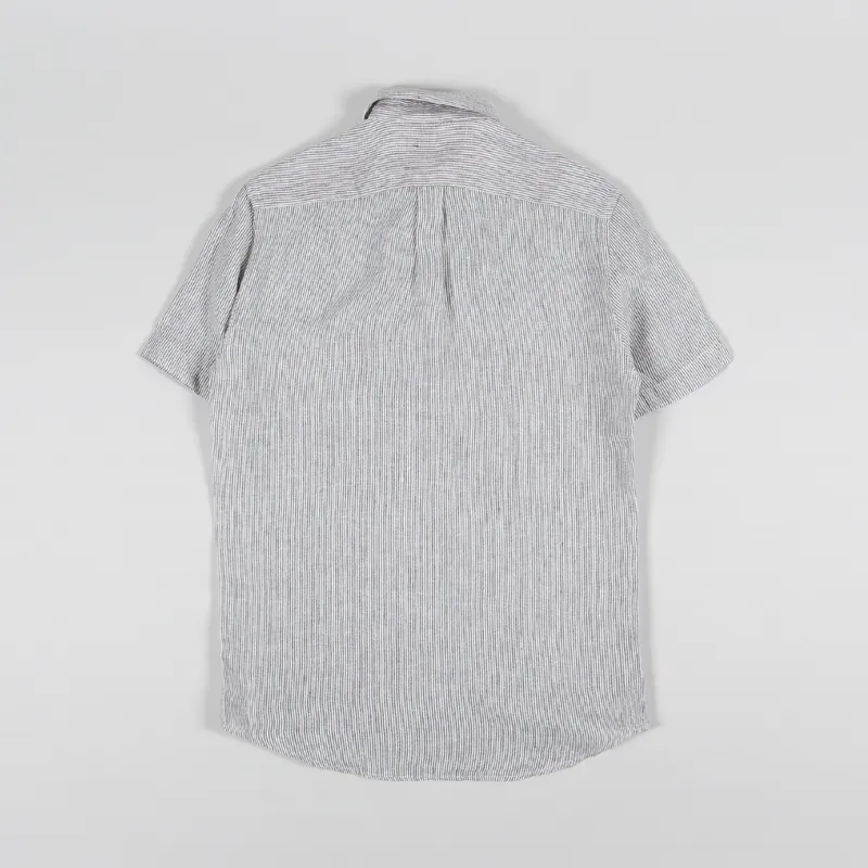 Portuguese Flannel Highline Shirt Brown Stripe-1