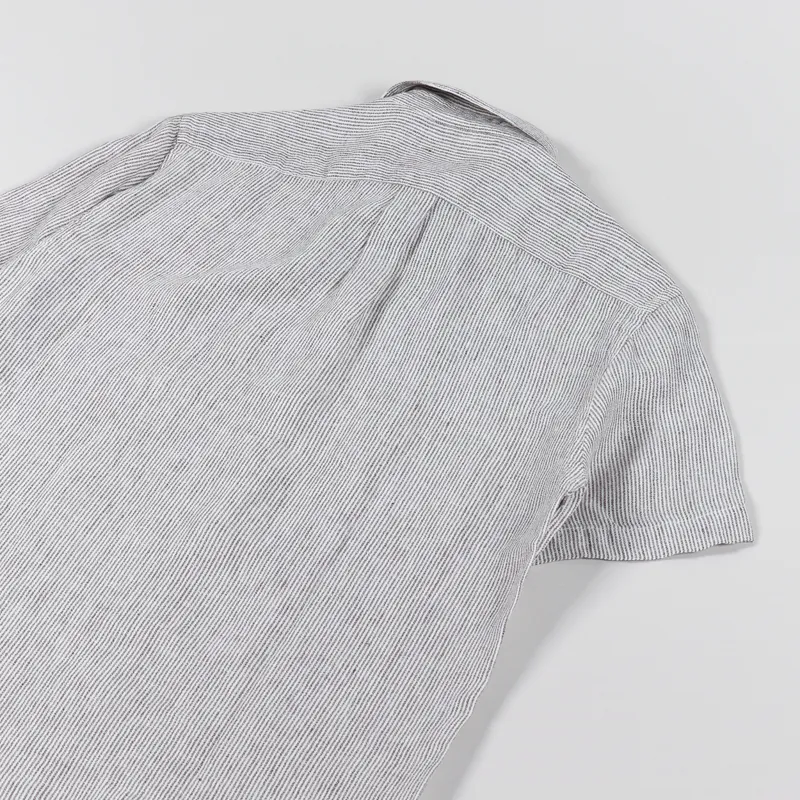 Portuguese Flannel Highline Shirt Brown Stripe-3