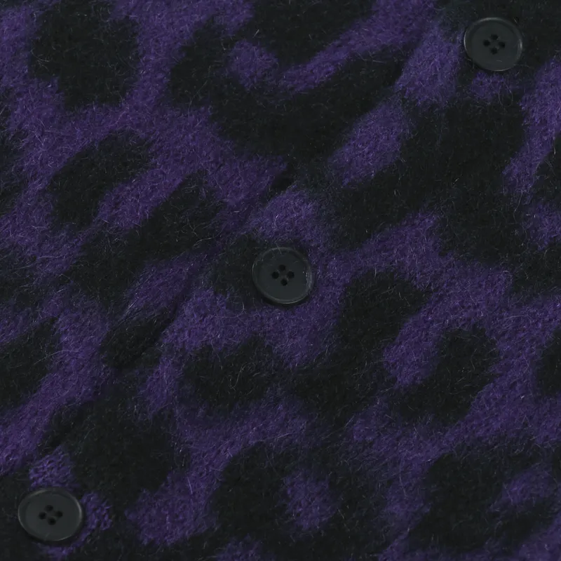 Edwin Hiji Cardigan Violet Black-7