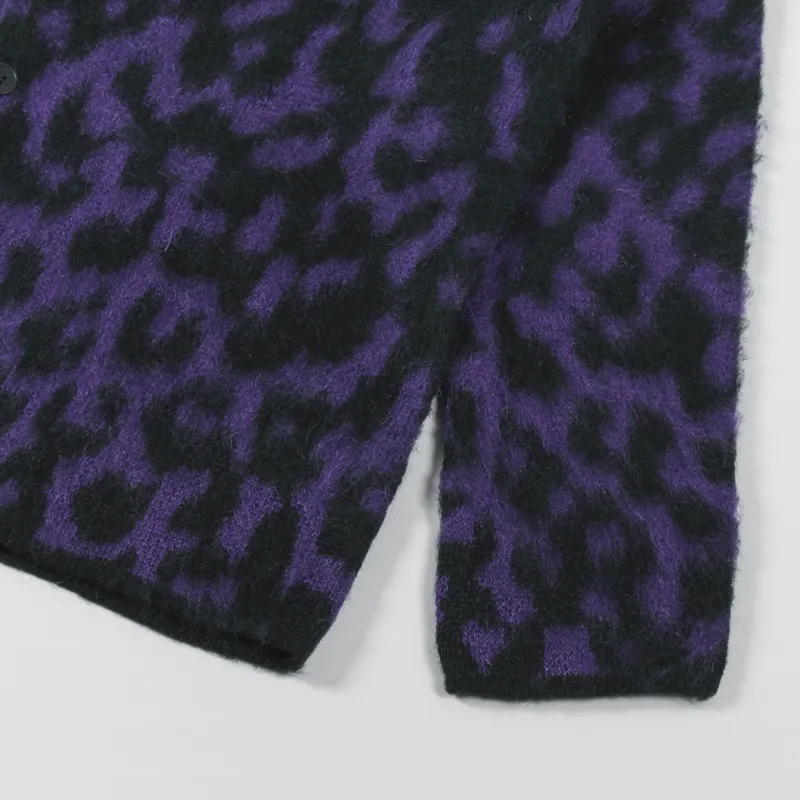 Edwin Hiji Cardigan Violet Black-6