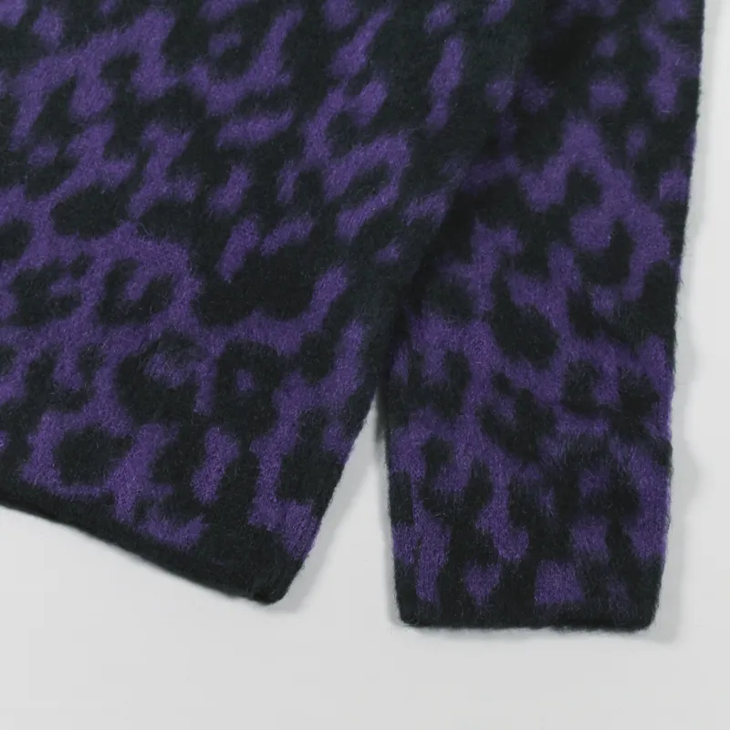 Edwin Hiji Cardigan Violet Black-8