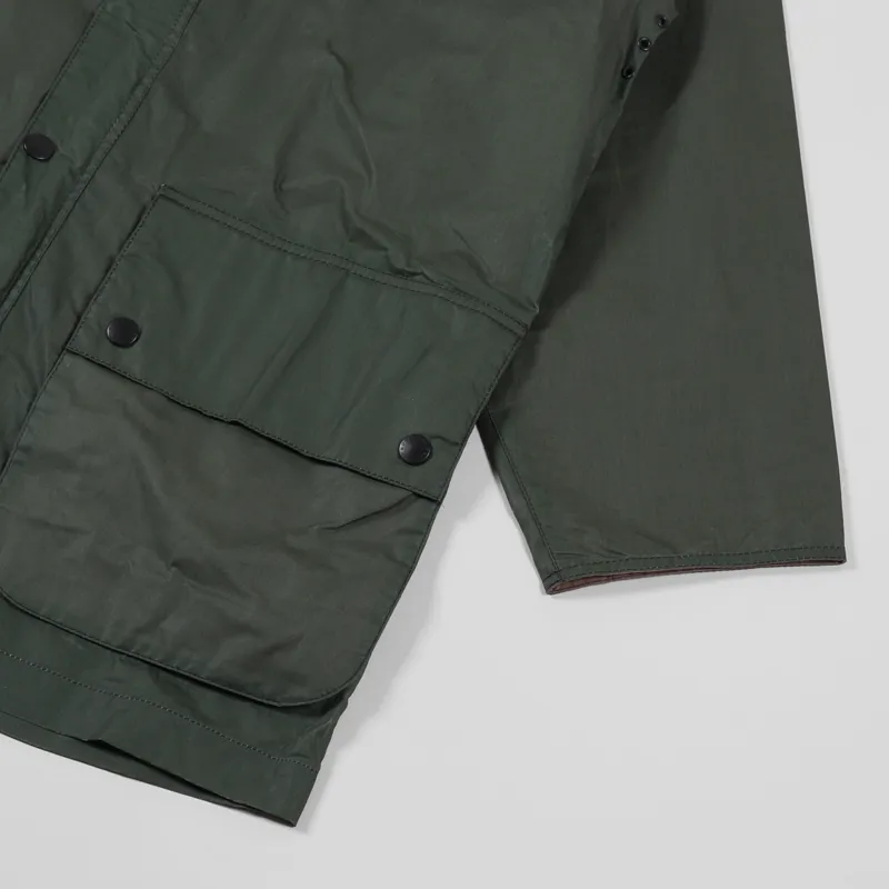Barbour Hiking Wax Jacket Light Forest-8