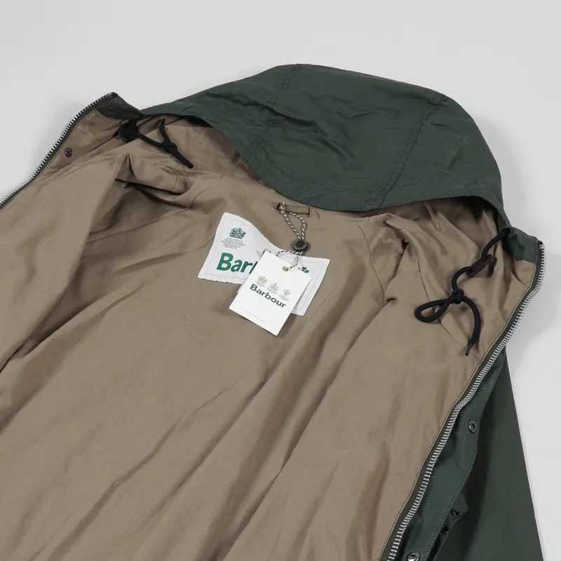 Barbour Hiking Wax Jacket Light Forest-4