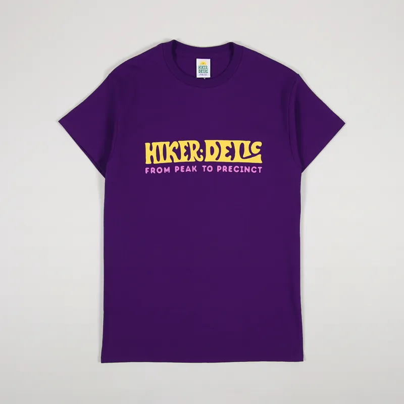 Hikerdelic Text T Shirt Purple Lilac