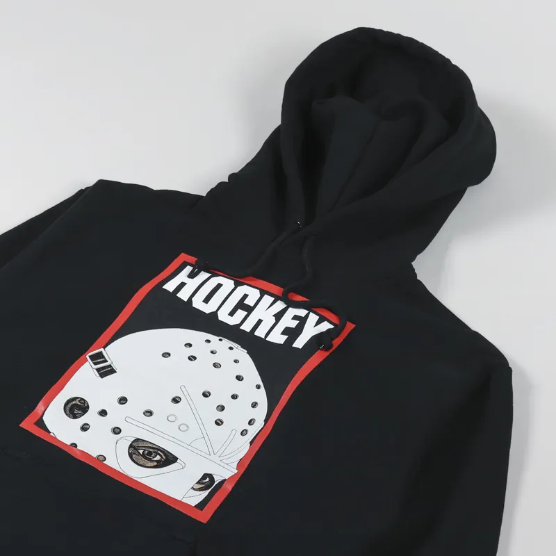 Hockey Half Mask Hoodie Black-2