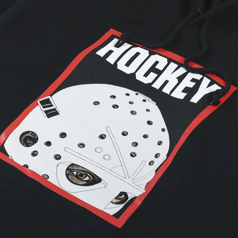 Hockey Half Mask Hoodie Black-6