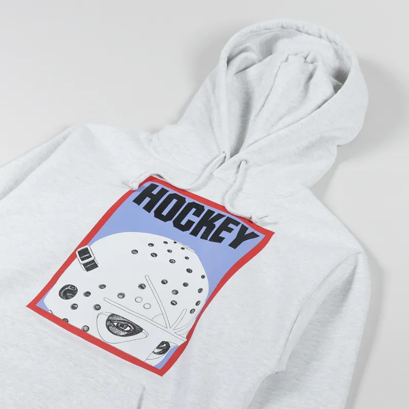 Hockey Half Mask Hoodie Grey Heather-2