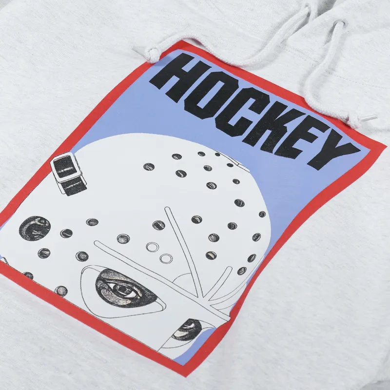 Hockey Half Mask Hoodie Grey Heather-5