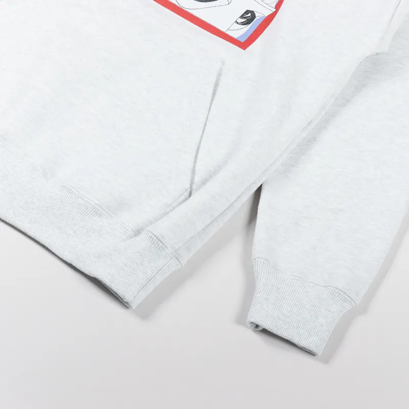 Hockey Half Mask Hoodie Grey Heather-4