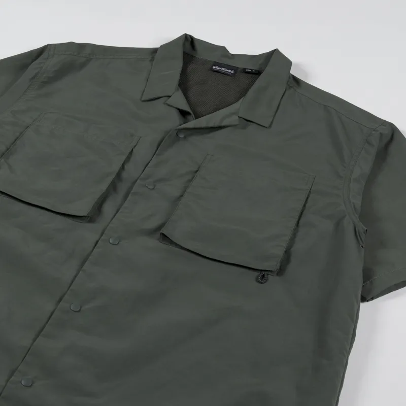 Wild Things Half Sleeve Camp Shirt Olive-1