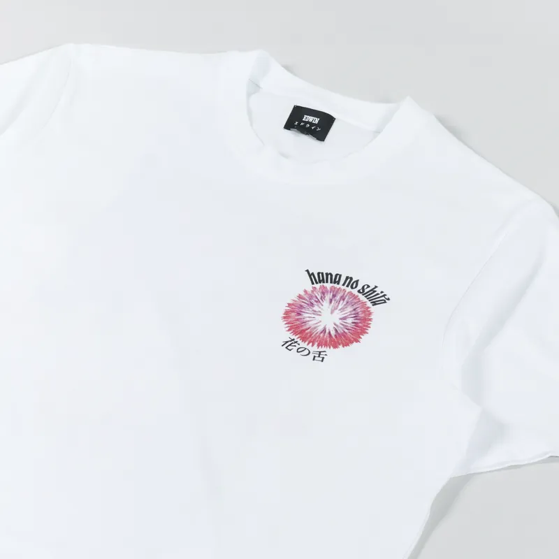 Edwin Hana No Shita T Shirt White-2