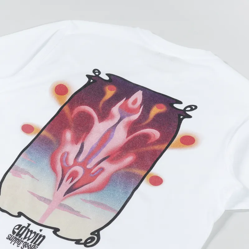 Edwin Hana No Shita T Shirt White-4