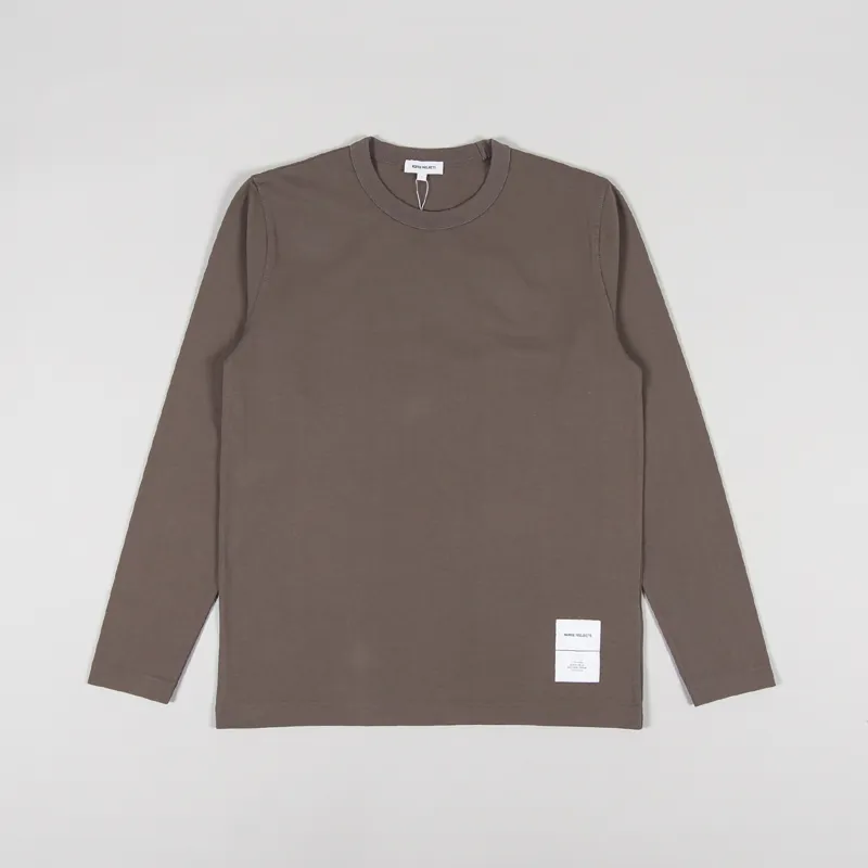 Norse Projects Holger Tab Series Long Sleeve T Shirt Taupe