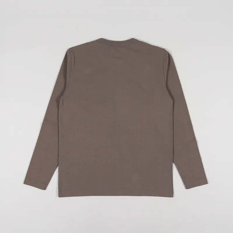 Norse Projects Holger Tab Series Long Sleeve T Shirt Taupe-1