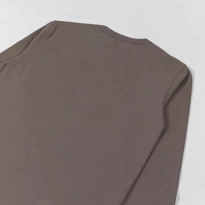 Norse Projects Holger Tab Series Long Sleeve T Shirt Taupe-4