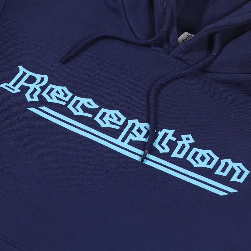 Reception Hooded Sweat Work Blue-6
