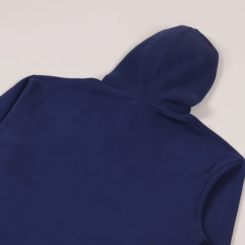 Reception Hooded Sweat Work Blue-3