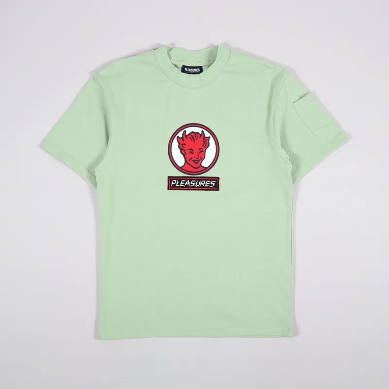 Pleasures Hot Stuff Heavy T Shirt Mint