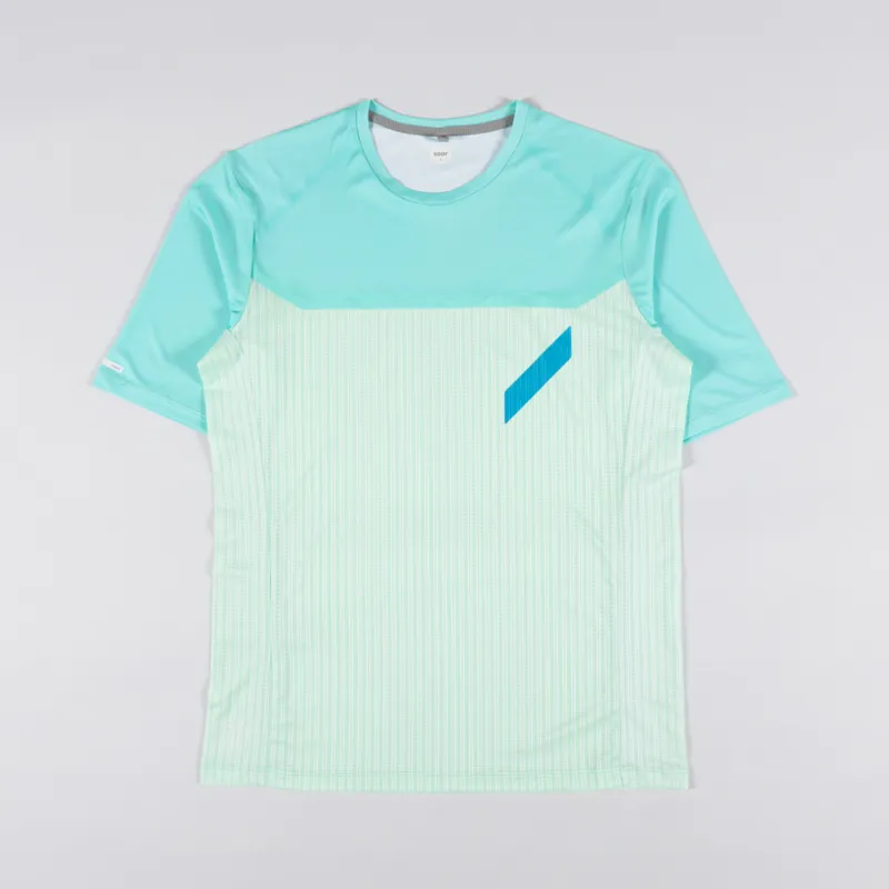 SOAR Running Hot Weather T Shirt Green