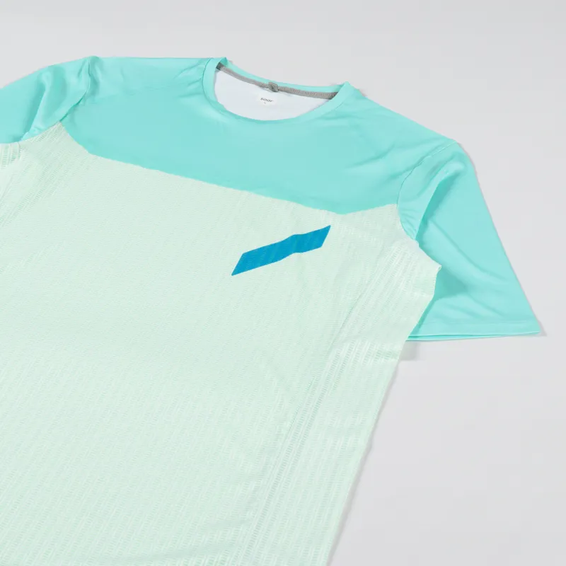 SOAR Running Hot Weather T Shirt Green-2