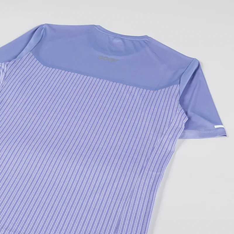 SOAR Running Hot Weather T Shirt Lilac-3